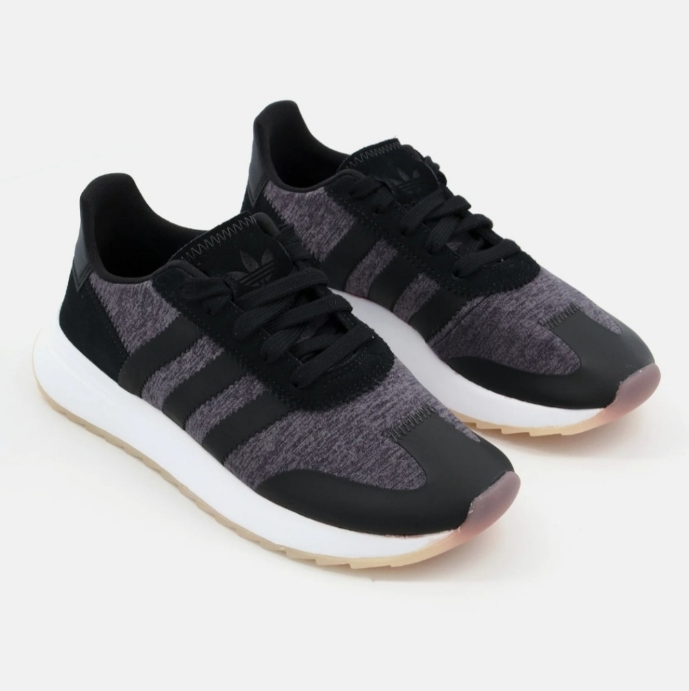 Adidas Flashback FLB Runner Black Charcoal Grey Running Sneaker CQ1970 Women's 6